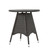 3-Piece Brown Contemporary Outdoor Furniture Patio Bistro Set