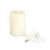 6" Cream White LED Rechargeable Bluetooth Speaker Candles