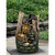 20" Brown Outdoor Garden Fountain with Pouring Pail