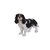 Standing King Charles Spaniel Outdoor Garden Statue - 16.5"