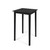 41" Charcoal Gray Contemporary Square Outdoor Patio Bar Table