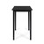 41" Charcoal Gray Contemporary Square Outdoor Patio Bar Table