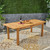 79" Brown Contemporary Rectangular Expandable Outdoor Patio Dining Table