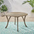 5-Piece Gray Finish Traditional Wood and Wicker Outdoor Furniture Patio Dining Set