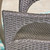 5-Piece Gray Finish Traditional Wood and Wicker Outdoor Furniture Patio Dining Set