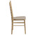 36.25" Gold Traditional Outdoor Furniture Patio Chiavari Chair
