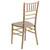 36.25" Gold Traditional Outdoor Furniture Patio Chiavari Chair