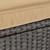51" Chocolate Brown Contemporary Outdoor Patio Loveseat