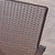 5-Piece Brown Teak Finish Wood and Wicker Outdoor Furniture Patio Dining Set - Cream Cushions