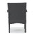 9-Piece Gray Finish Square Wicker Outdoor Furniture Patio Dining Set - Gray Cushions
