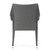 6-Piece Gray Sandblast Finish Rectangular Outdoor Furniture Patio Dining Set
