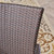 5-Piece Brown Finish Round Wicker Outdoor Furniture Patio Dining Set - Beige Cushions