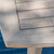 5-Piece Wood and Wicker Outdoor Furniture Patio Dining Set - Gray Cushions