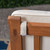 53.25" White and Brown Contemporary Outdoor Patio Loveseat