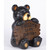 12.25" Bear Cub Holding "Welcome to My Garden" Sign Outdoor Garden Statue