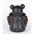 12.25" Bear Cub Holding "Welcome to My Garden" Sign Outdoor Garden Statue