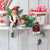 Set of 2 Santa's Christmas Elves Shelf Sitter Statues 9"