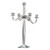 28.5" Clear Modern Style Crystal Finish Candelabra
