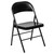 Set of 2 Black Double Braced Foldable Chair 30.5" - Convenient and Sturdy Seating for Any Occasion