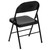 Set of 2 Black Double Braced Foldable Chair 30.5"