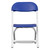 Set of 2 Kids Blue Plastic Folding Chair 20.5"