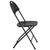 Set of 2 Black Folding Chair with Double Support Braces 35"