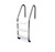 Stainless Steel Pool Deck Ladder with Handrail - 52.5" - Silver