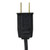 25' Commercial C9 Christmas Light Socket Set - 12" Spacing 18 Gauge Black Wire
