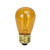 Pack of 25 Incandescent S14 Amber Christmas Replacement Bulbs
