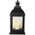 20" Black Lantern with 3 Flameless LED Candles