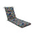Flamingos Tropical Outdoor Patio Chaise Lounge Cushion - 72.5" - Blue and Pink