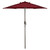7.5ft Outdoor Patio Market Umbrella - Burgundy