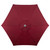 7.5ft Outdoor Patio Market Umbrella with Hand Crank, Burgundy