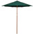 Refreshing Green 8.5ft Outdoor Patio Market Umbrella with Wooden Pole - Stylish Shade for Your Outdoor Space