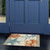 34" Vibrantly Colored Coastal Reef Theme Hand Hooked Outdoor Accent Rug