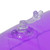 30" Inflatable Classic Purple Swim Ring Tube Pool Float