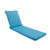 80" Turquoise Blue Outdoor Patio Chaise Lounge Cushion with Ties