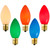Pack of 25 C9 Multi-Color Opaque Christmas Replacement Bulbs
