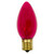 Pack of 25 Transparent C9 Pink Christmas Replacement Bulbs