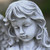 16.5" Gray Angel Decorative Outdoor Garden Bird Feeder Statue