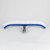 18" Gray Curved Swimming Pool Wall Brush - Easy Cleaning with Reinforced Aluminum Construction