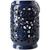 9.5' Madison Links Ash Gray Ceramic Medium Pillar Candle Holder Lantern