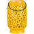 11" Madison Links Sunshine Yellow Ceramic Large Pillar Candle Holder Lantern