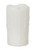 5.25" White Glitter Flameless LED Pillar Candle with Moving Flame