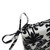 Victorian Damask Outdoor Patio Seat Cushions - 18.5" - Black and White - Set of 2