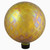 10" Dimpled Amber Iridescent Glass Outdoor Garden Gazing Ball - Add Style and Magic to Your Garden