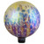 10" Yellow and Blue Iridescent Reflective Glass Outdoor Garden Gazing Ball - Add Colorful Charm to Your Garden