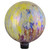 10" Yellow and Blue Iridescent Reflective Glass Outdoor Garden Gazing Ball