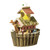 Noah's Ark Outdoor Hanging Birdhouse - 12.5" - Brown and Yellow