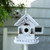 Victorian Freestanding Outdoor Birdhouse - 29.25" - White